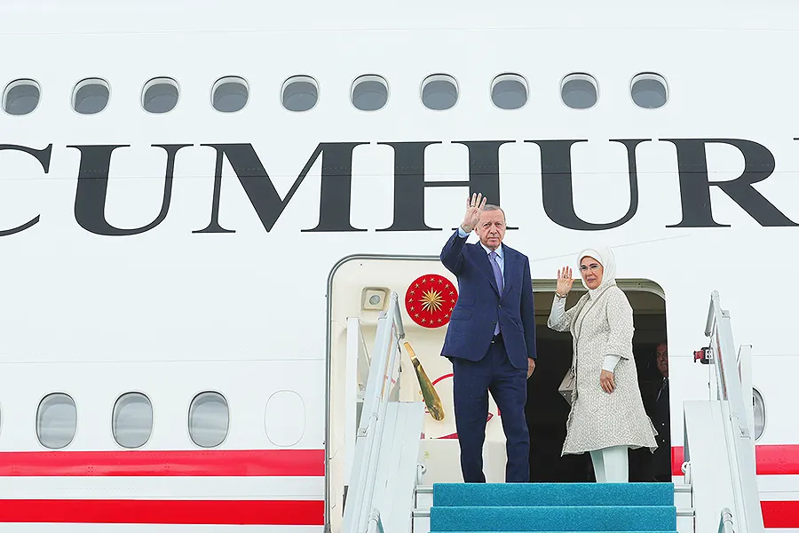 Erdoğan, avión presidencial