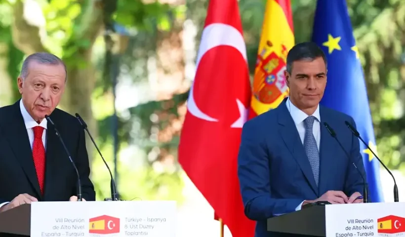 Erdoğan y Sánchez en España