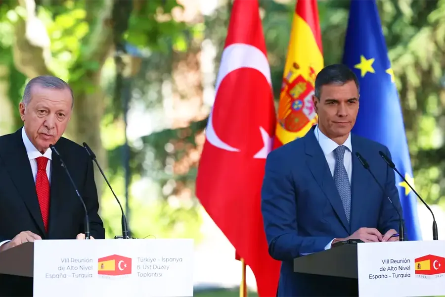 Erdoğan y Sánchez en España
