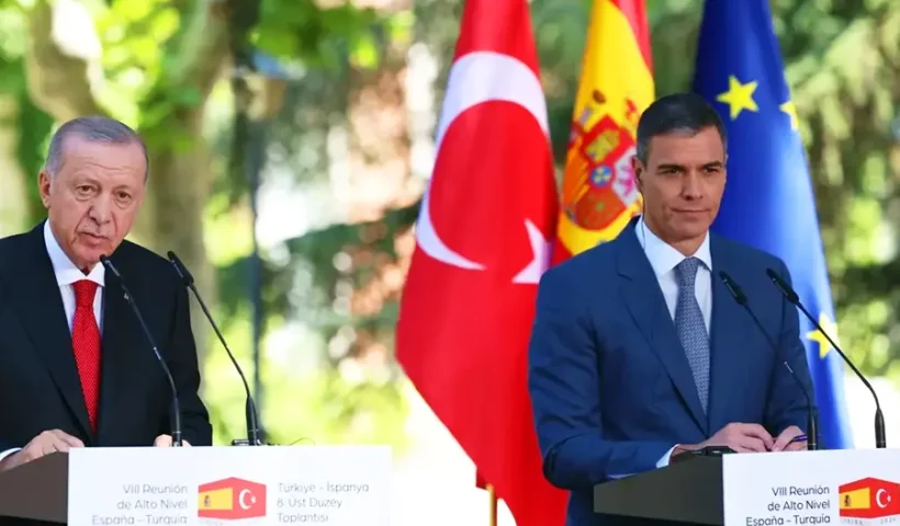 Erdoğan and Sánchez in Spain