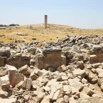 arqueología, ruinas de una iglesia en Harran