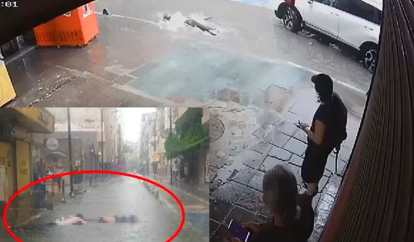 Izmir, people electrocuted