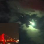 meteorito sobre Estambul y Ankara