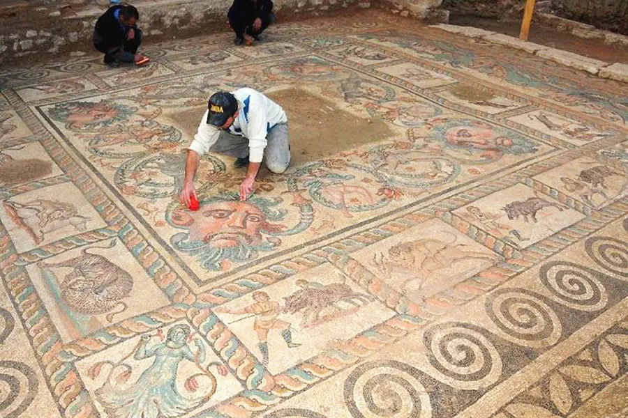 Roman mosaics in Zonguldak