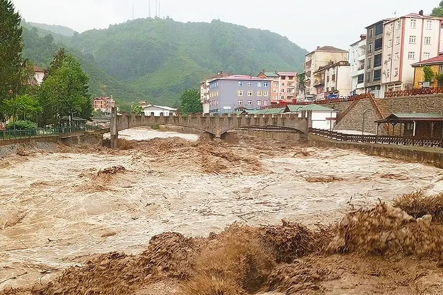 Turkey, floods in Ordu