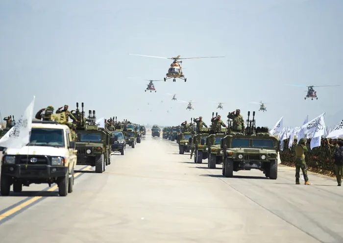 Afghanistan, Taliban parade in Kabul