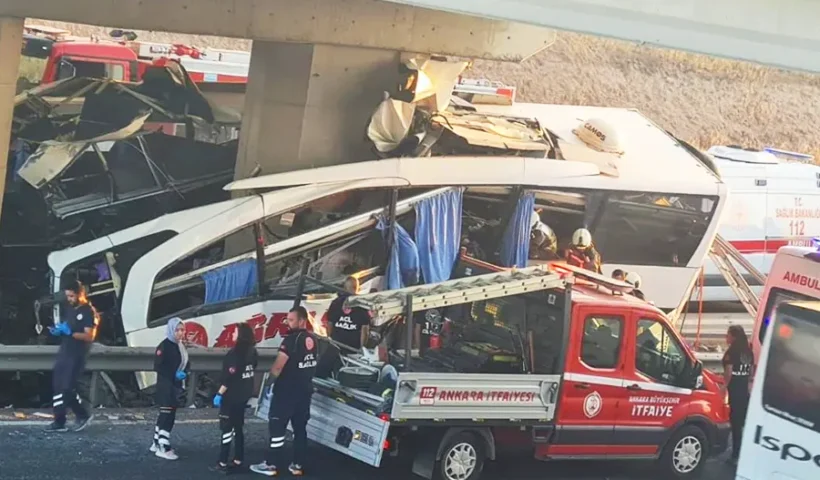 bus crash in Ankara