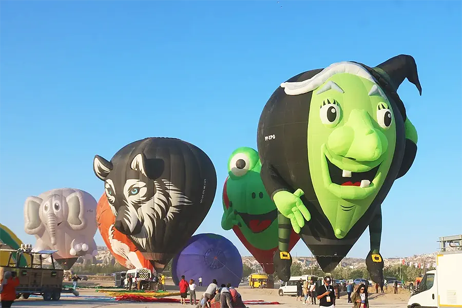 festival de globos en Capadocia