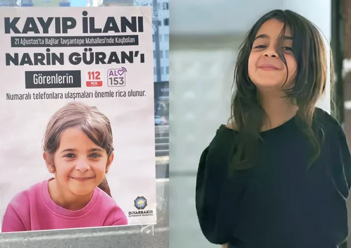 Narin Güran, niña desaparecida