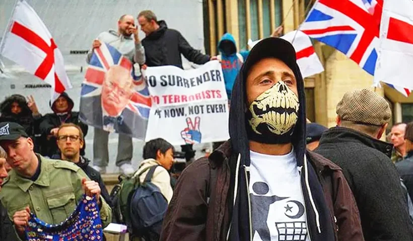 racist riots in the UK