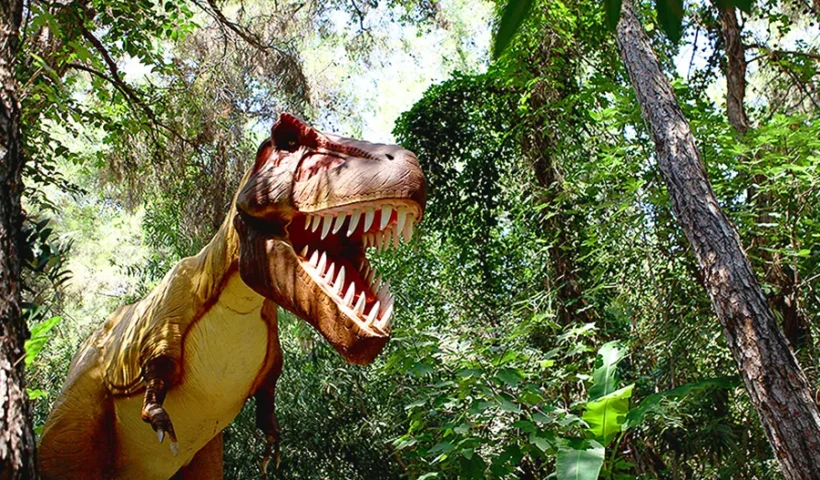T-Rex en el Dinopark de Antalya