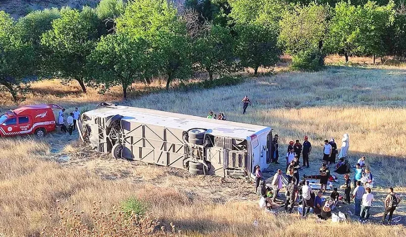 Turkey, bus crash in Malatya
