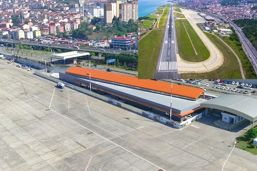 Turquía, aeropuerto de Trabzon