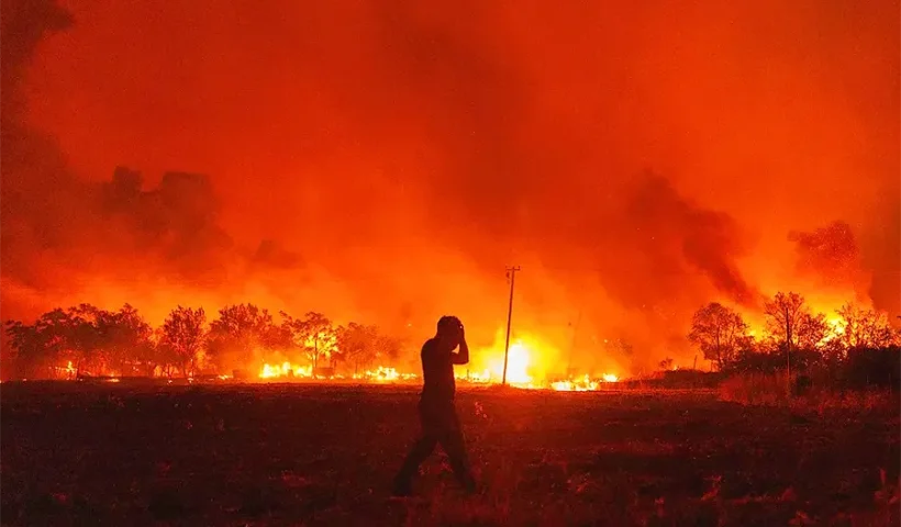 wildfires in Greece