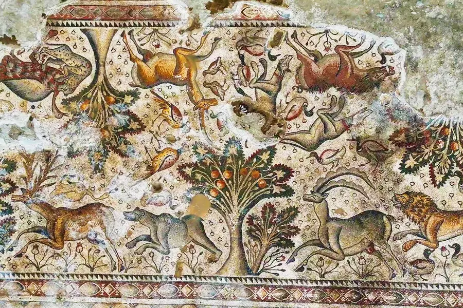 Roman mosaic in Elazığ