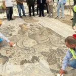 Turkey, Roman mosaic in Elazığ