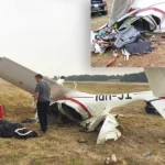 Turquía, accidente de avión en Bursa