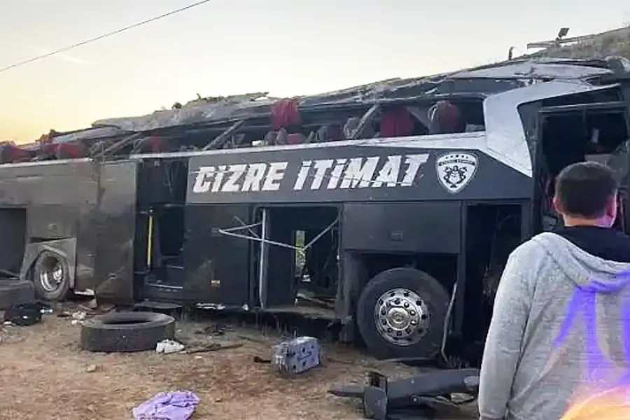 accidente de autobús en Turquía