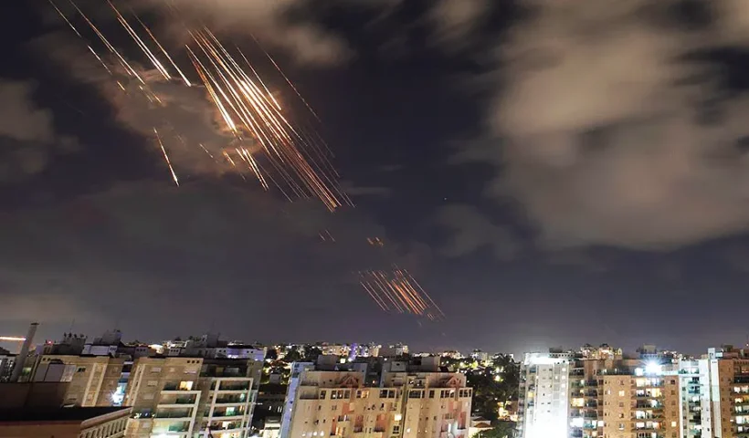 ataque con misiles de Irán sobre Tel Aviv