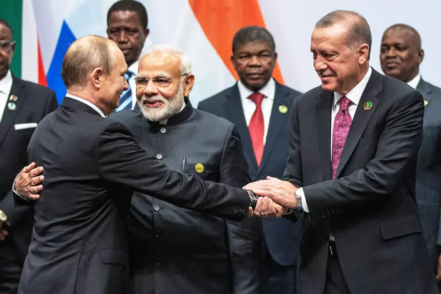 Erdoğan in the BRICS summit