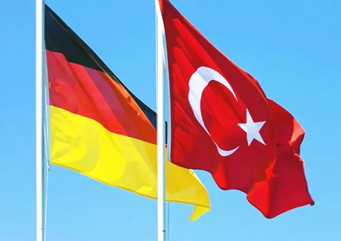 Germany and Turkey, flags
