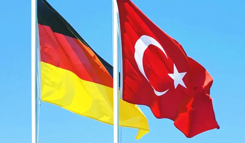 Germany and Turkey, flags
