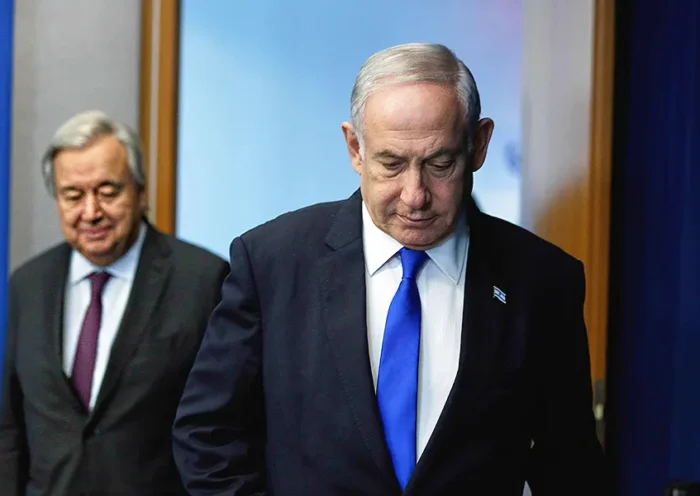 Guterres, Netanyahu