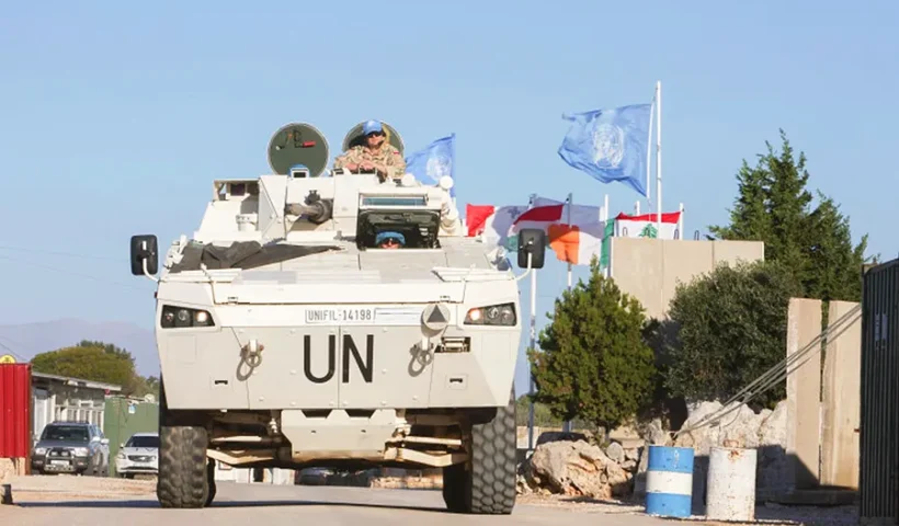 Irish UN troops in Lebanon