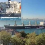 Istanbul, ships collide in the Bosphorus Strait