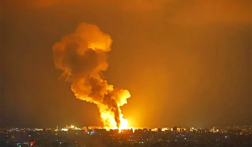 Líbano, bombardeos de Israel sobre Beirut