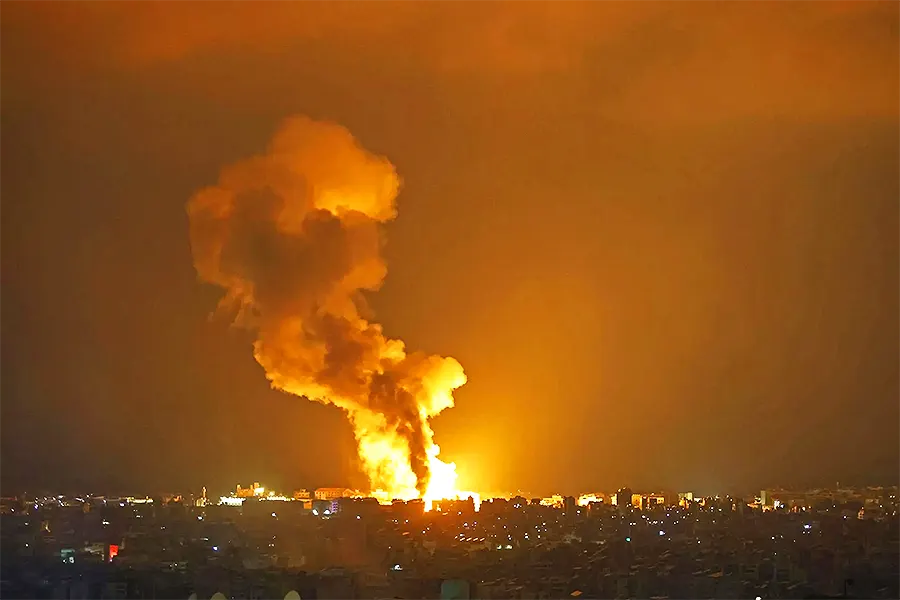 Líbano, bombardeos de Israel sobre Beirut