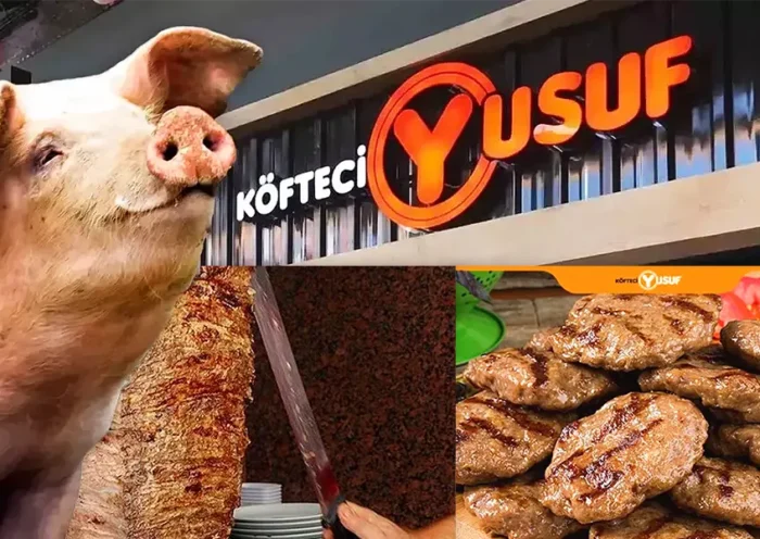 scandal, pork meat at Köfteci Yusuf