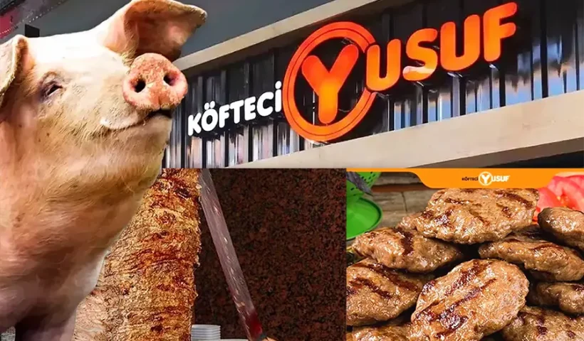 scandal, pork meat at Köfteci Yusuf