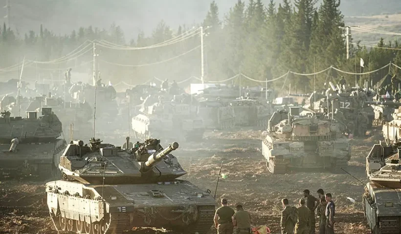 tanques del ejército israelí