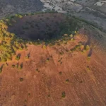 volcano in Manisa, Turkey