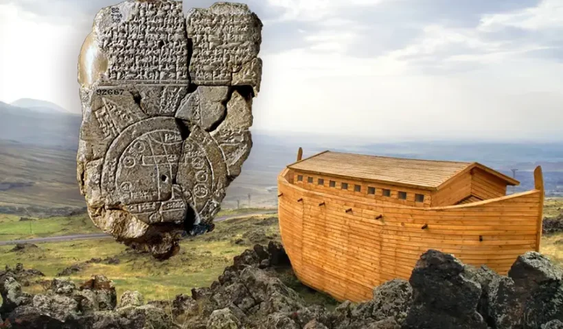 Babylonian map of Imago Mundi explains the location of Noah's Ark