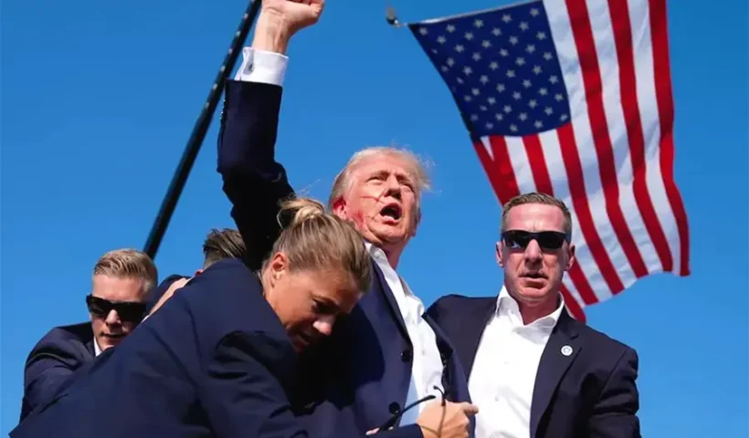 foto del atentado contra Trump