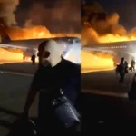 incendio de un avión ruso en Antalya