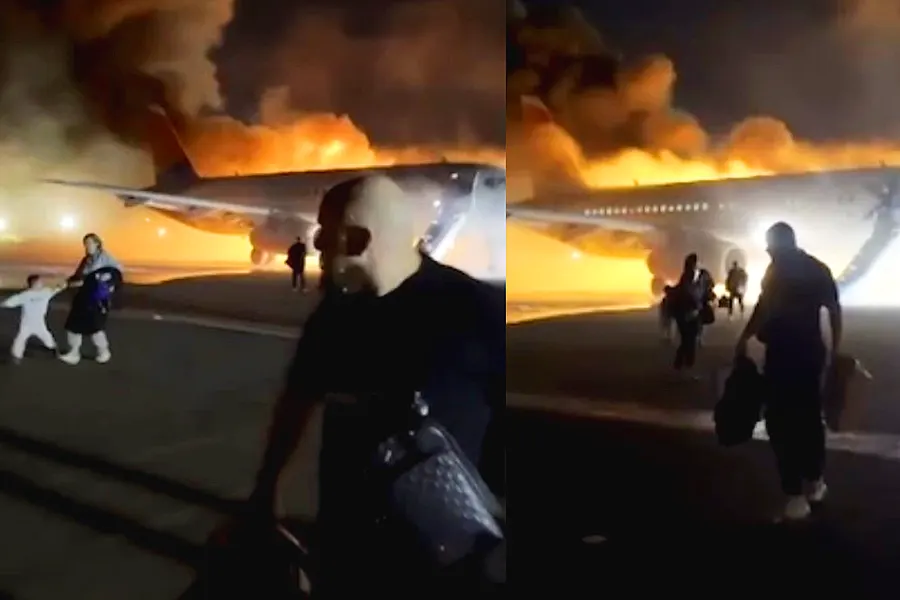 incendio de un avión ruso en Antalya