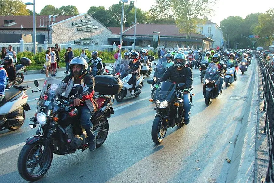 motorbikes in Turkey