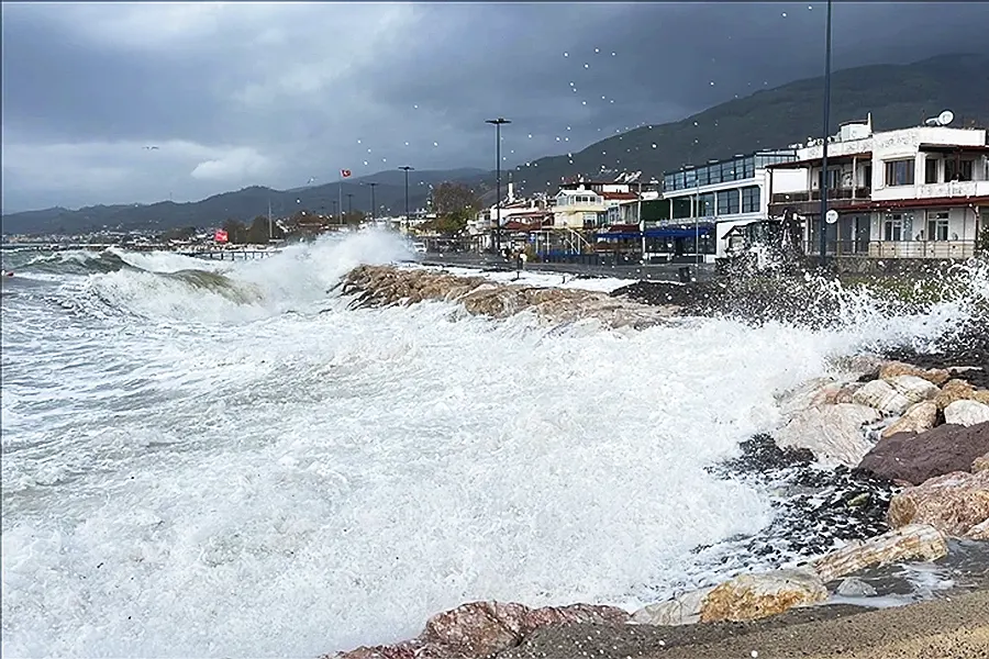 temporal de viento en Turquía