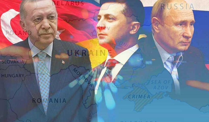 Turkey, Ukraine, Russia