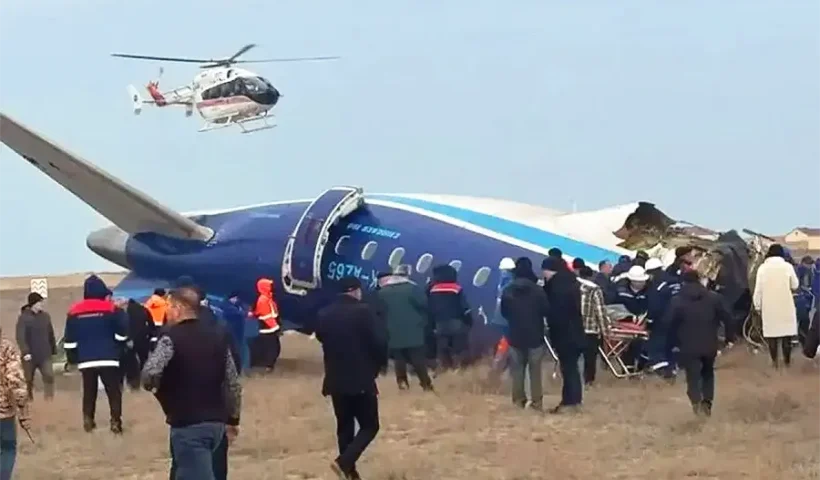 accidente de Azerbaijan Airlines en Kazajistán