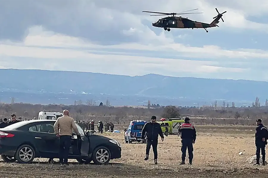 accidente de helicóptero en Turquía