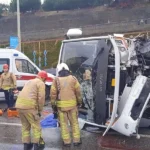 accidente de minibús en Estambul