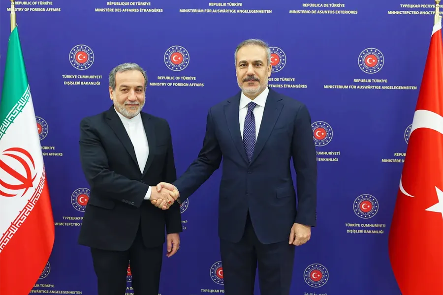 Araghchi of Iran and Fidan of Turkey