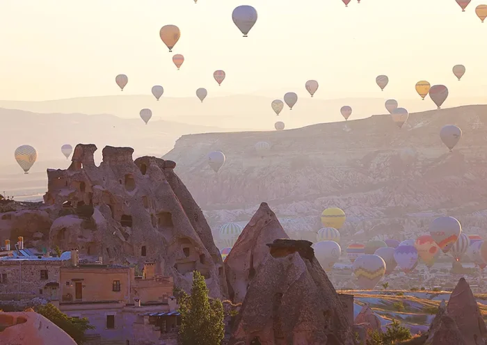 balloons in the Cappadocia