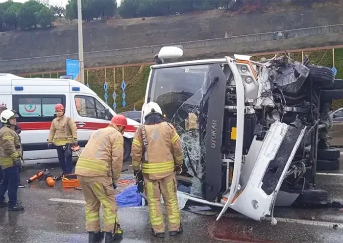 bus accident in Istanbul