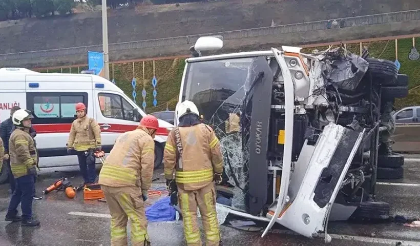 bus accident in Istanbul