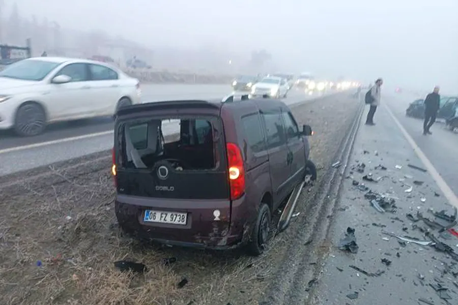 chain collision in Ankara